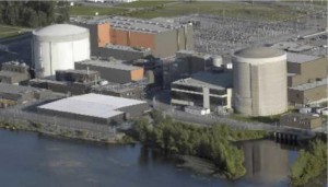 Les centrales nucléaires Gentilly-1 et Gentilly-2 à Bécancour