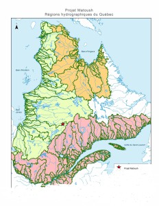 Le Québec avec Matoush proche du partage des eaux