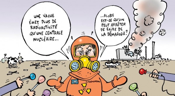 Caricature de Garnotte. Le Devoir.