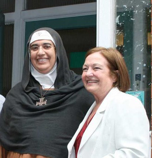 Mère Agnès Mariam et Mairead Maguire