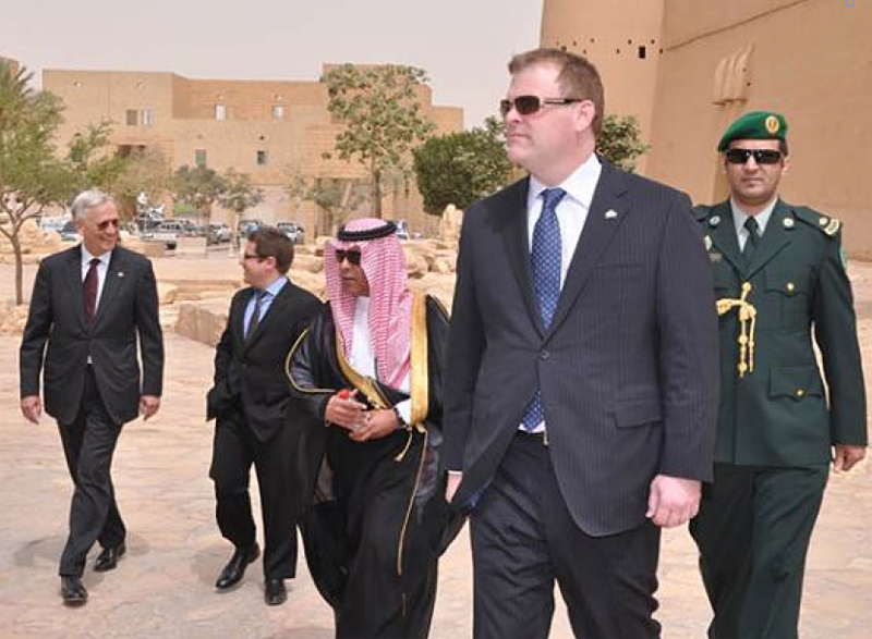 Le Ministre des Affaires étrangères John Baird à Riyadh, en Arabie Saoudite le 20 Mars 2012. DFATD Photo.