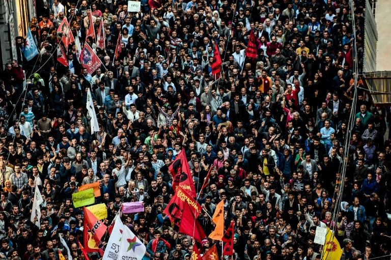 Manifestation des Kurdes à Montréal, le 1er novembre