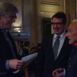 Pierre Jasmin, Pierre-Karl Péladeau et Yvon Deschamps
