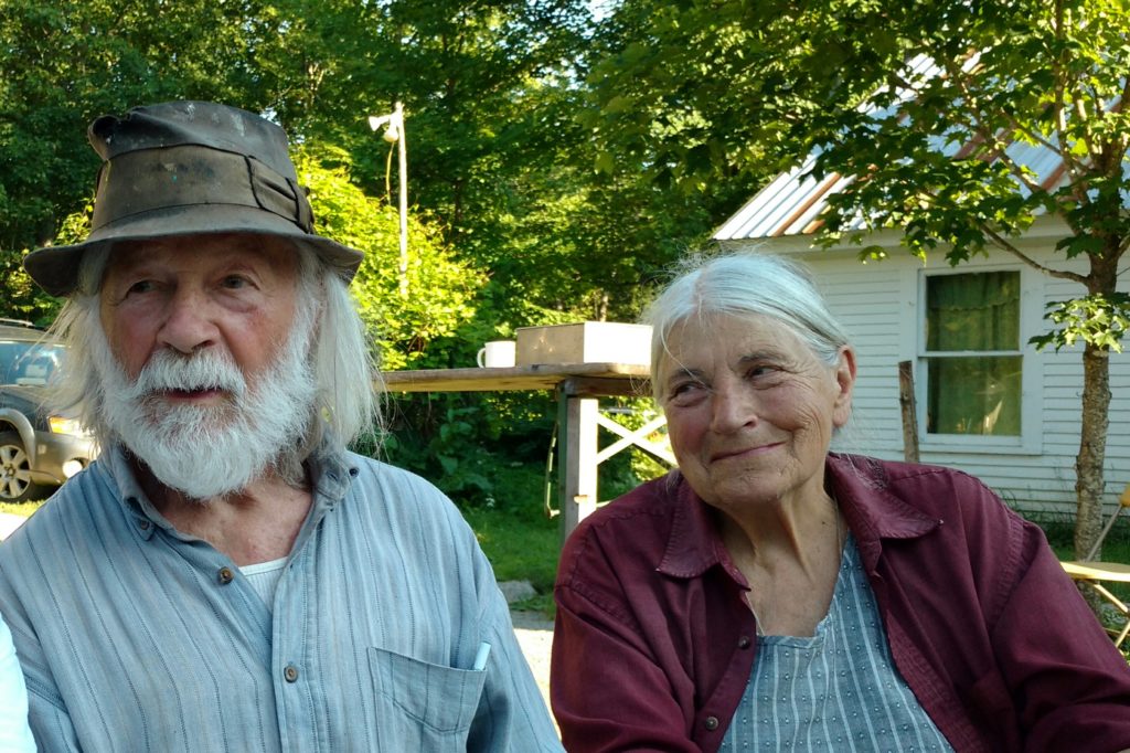 Peter et Elka Schumann, juillet 2017, Glover, Vermont