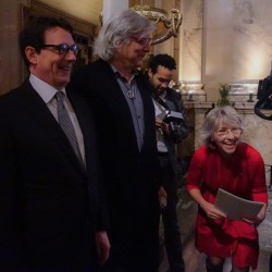 Pierre-Karl Péladeau, Pierre Jasmin et Judi Richards
